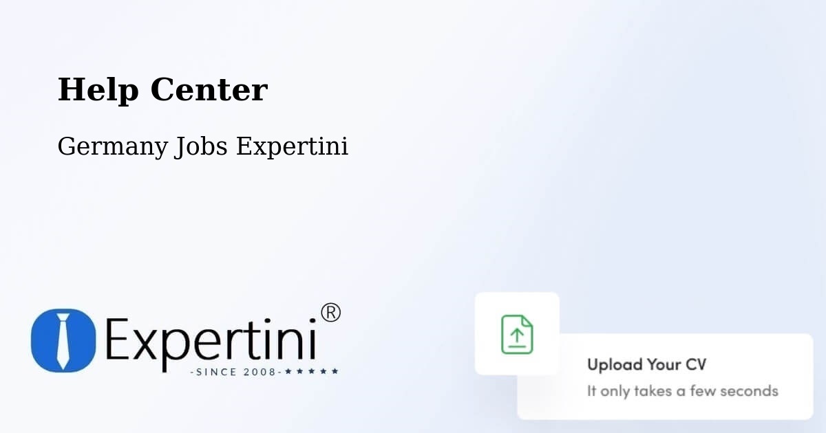 Help Center – Kronach - Germany Jobs Expertini